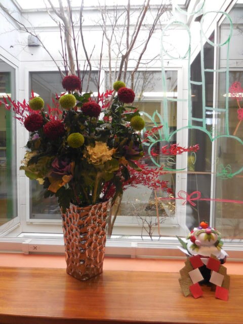 受付のお花